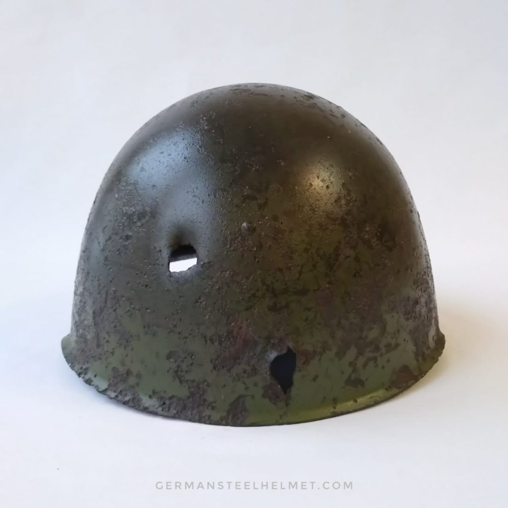 Soviet SSh-39 Helmet – From Smolensk – German Steel Helmet